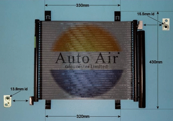 Condenser, air conditioning (16-9978)