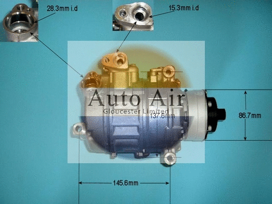 Compressor, air conditioning (14-9658)