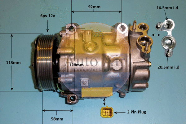 Compressor, air conditioning (14-1864)