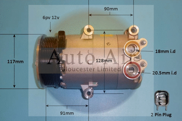 Compressor, air conditioning (14-1047)