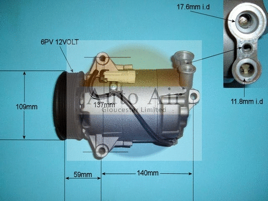 Compressor, air conditioning (14-9709R)