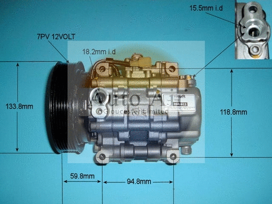 Compressor, air conditioning (14-3491R)