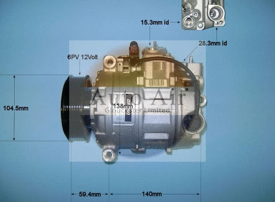 Compressor, air conditioning (14-9741)