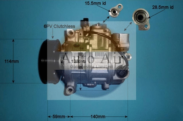 Compressor, air conditioning (14-0085)