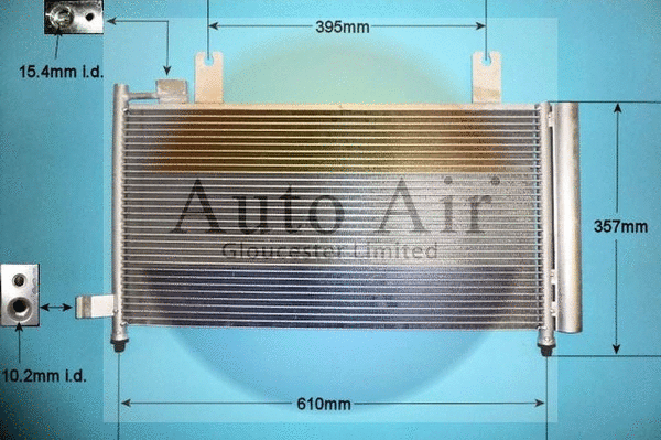 Condenser, air conditioning (16-9987)