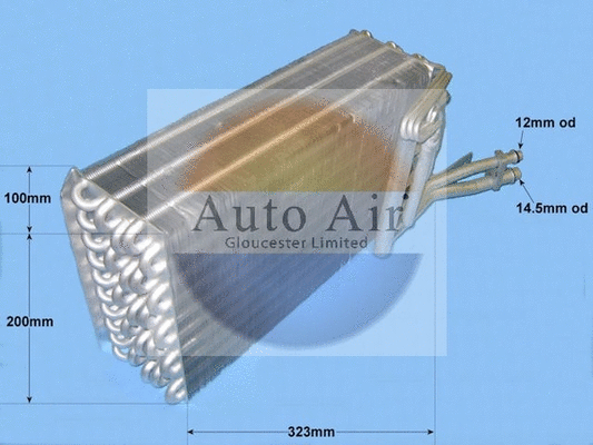Evaporator, air conditioning (21-5614)