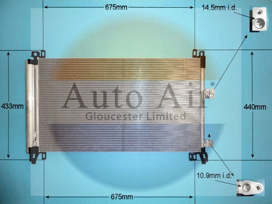 Condenser, air conditioning (16-1407)