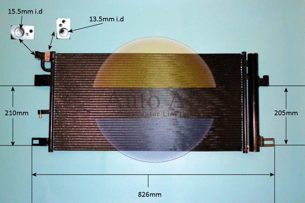 Condenser, air conditioning (16-0053)