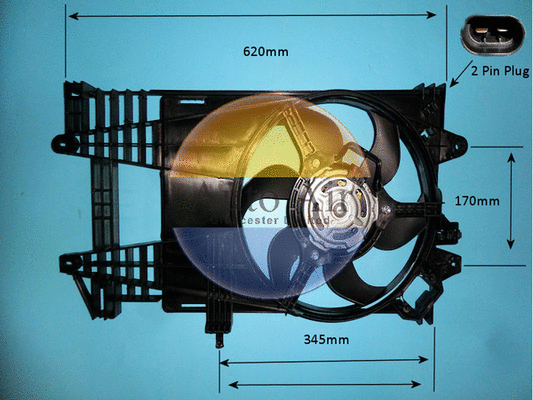Electric Motor, radiator fan (05-1298)