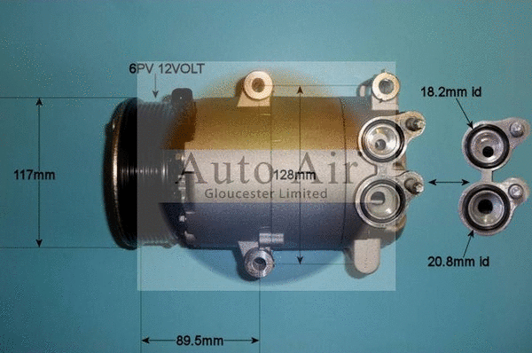Compressor, air conditioning (14-1047P)