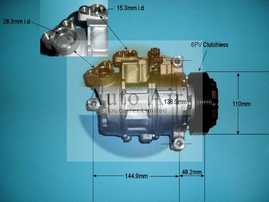 Compressor, air conditioning (14-9751)