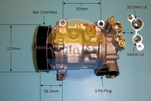 Compressor, air conditioning