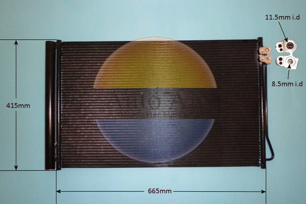 Condenser, air conditioning (16-8926)