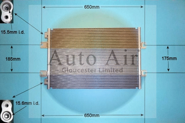 Condenser, air conditioning (16-9816)