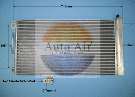 Condenser, air conditioning (16-1351)