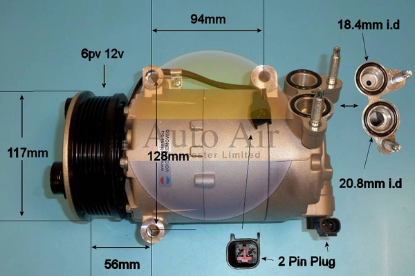 Compressor, air conditioning (14-9670P)
