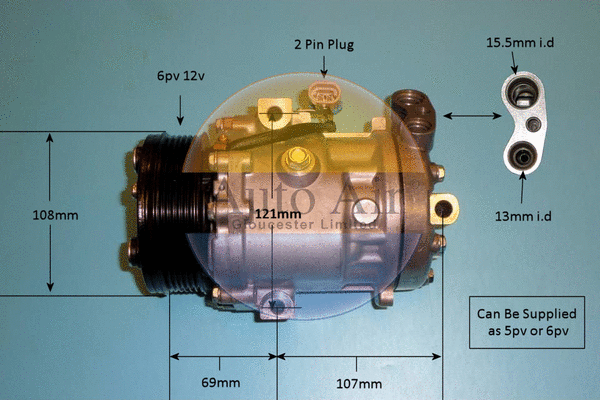 Compressor, air conditioning (14-4396P)