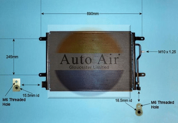 Condenser, air conditioning (16-9698)