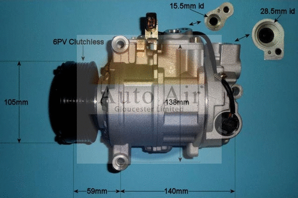 Compressor, air conditioning (14-9721P)