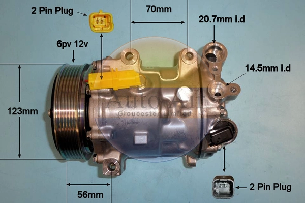 Compressor, air conditioning (14-1311p)