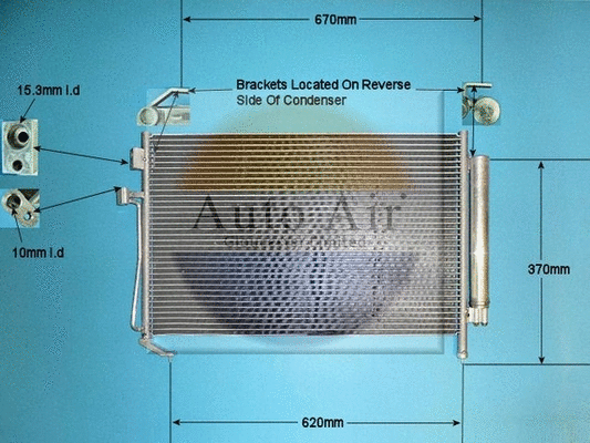 Condenser, air conditioning (16-8903)