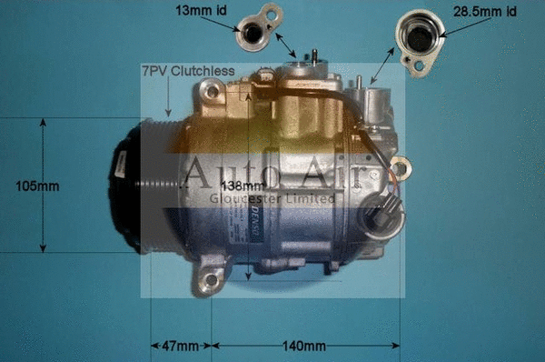 Compressor, air conditioning (14-0123)