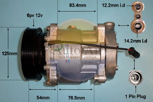 Compressor, air conditioning (14-1121P)