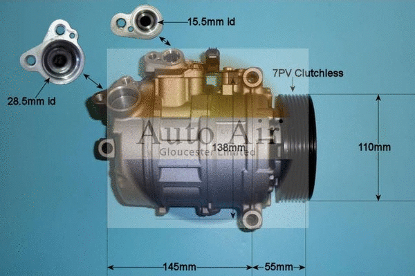 Compressor, air conditioning (14-0038R)