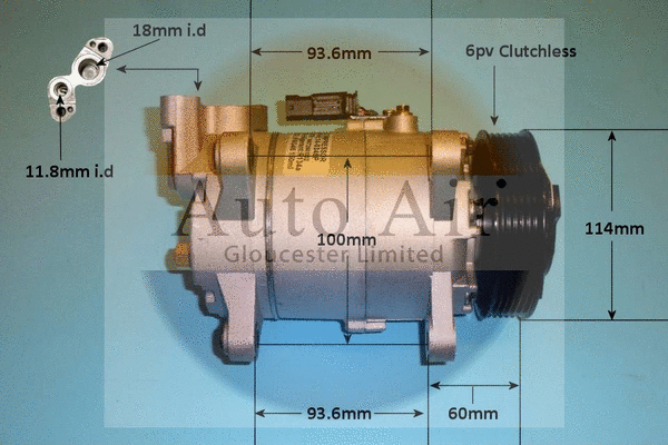 Compressor, air conditioning (14-0345P)