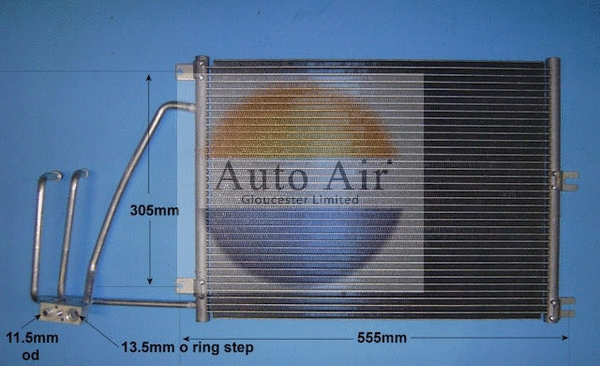 Condenser, air conditioning (16-6201)