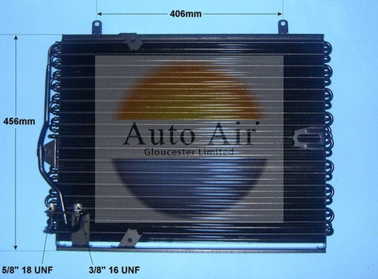 Condenser, air conditioning (16-6592)