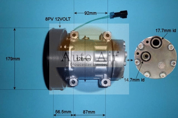 Compressor, air conditioning (14-4324P)