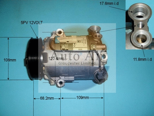 Compressor, air conditioning (14-9706)