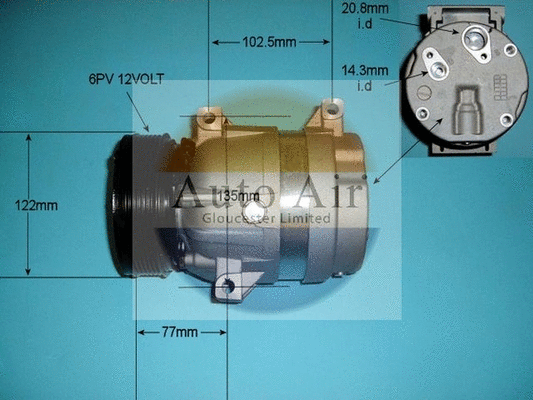 Compressor, air conditioning (14-1113P)