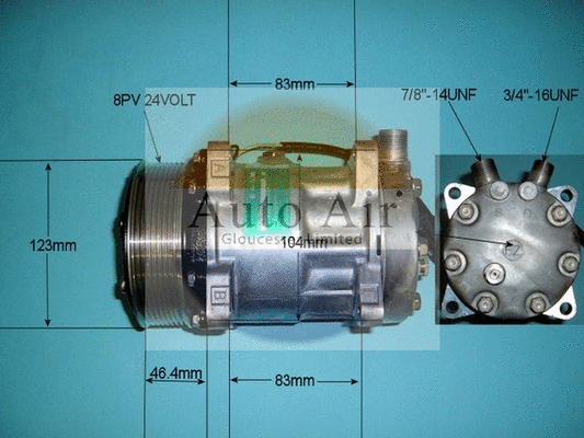 Compressor, air conditioning (14-8117)