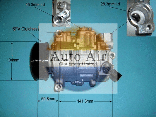 Compressor, air conditioning (14-9703)