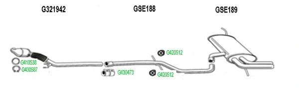 Rear Muffler (GSE189)