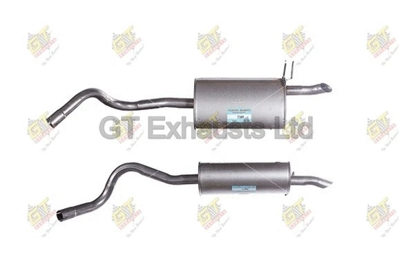 Rear Muffler (GRN673)
