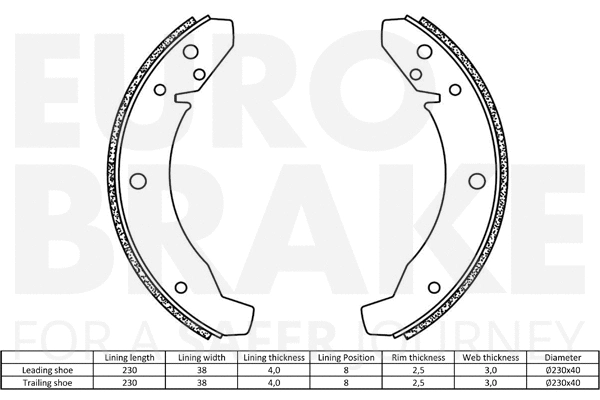 Brake Shoe Set