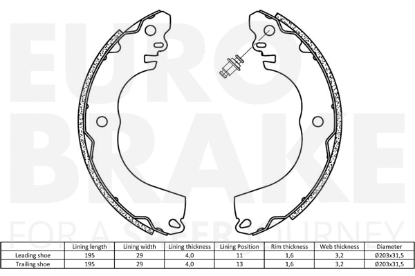 Brake Shoe Set