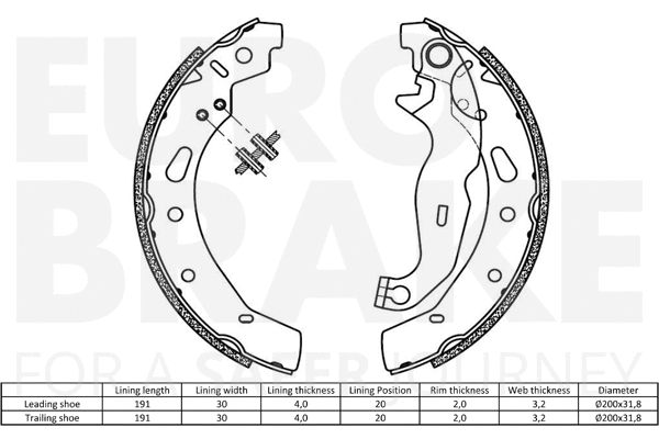 Brake Shoe Set
