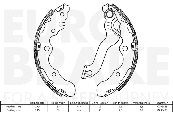 Brake Shoe Set
