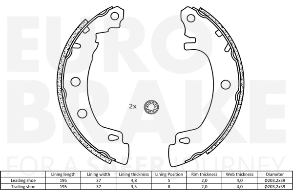 Brake Shoe Set