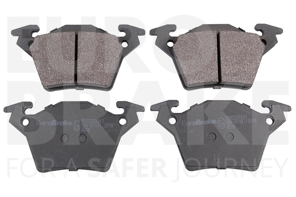 Brake Pad Set, disc brake (5502223341)