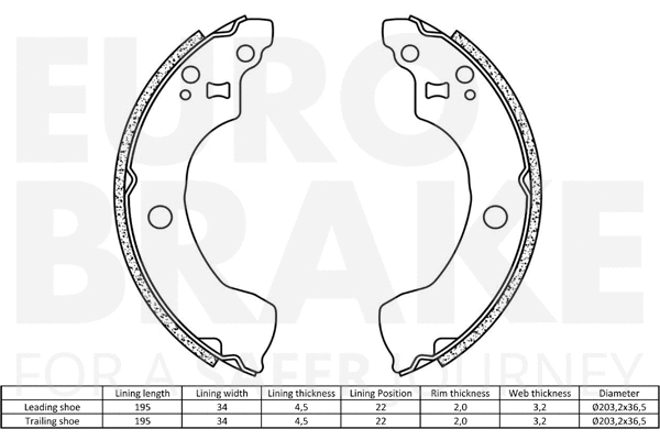 Brake Shoe Set