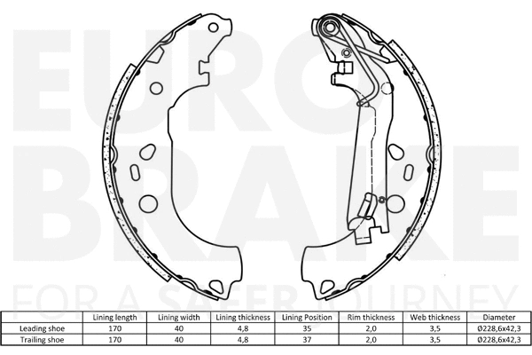 Brake Shoe Set