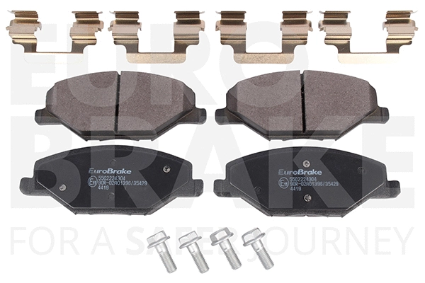 Brake Pad Set, disc brake (5502224304)