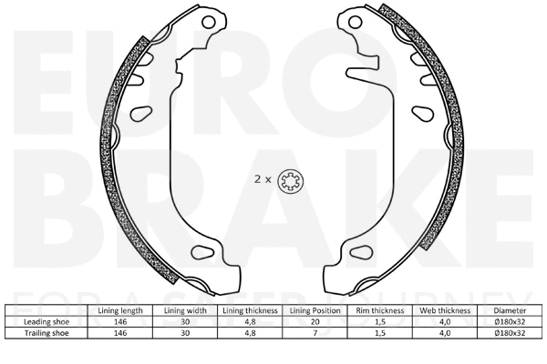 Brake Shoe Set