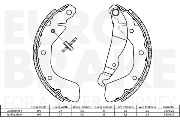 Brake Shoe Set