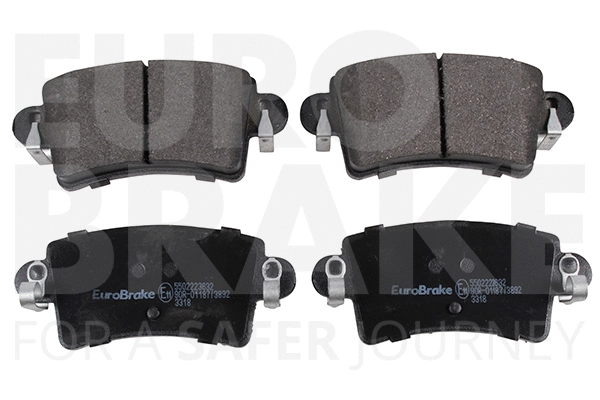 Brake Pad Set, disc brake (5502223632)